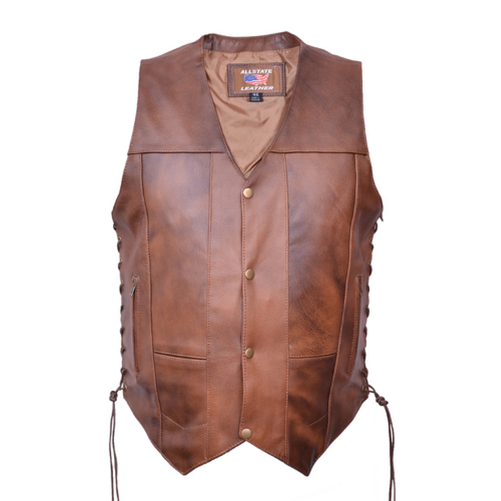 Best Quality Leather Vest For Men